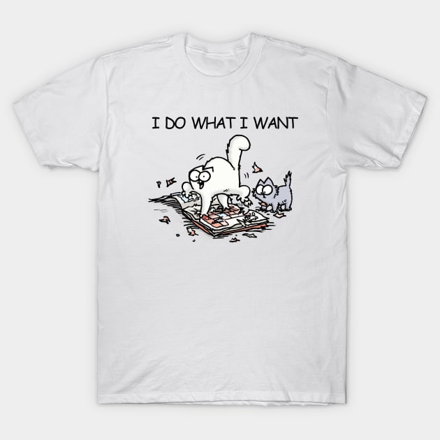 Simon's cat store t shirt